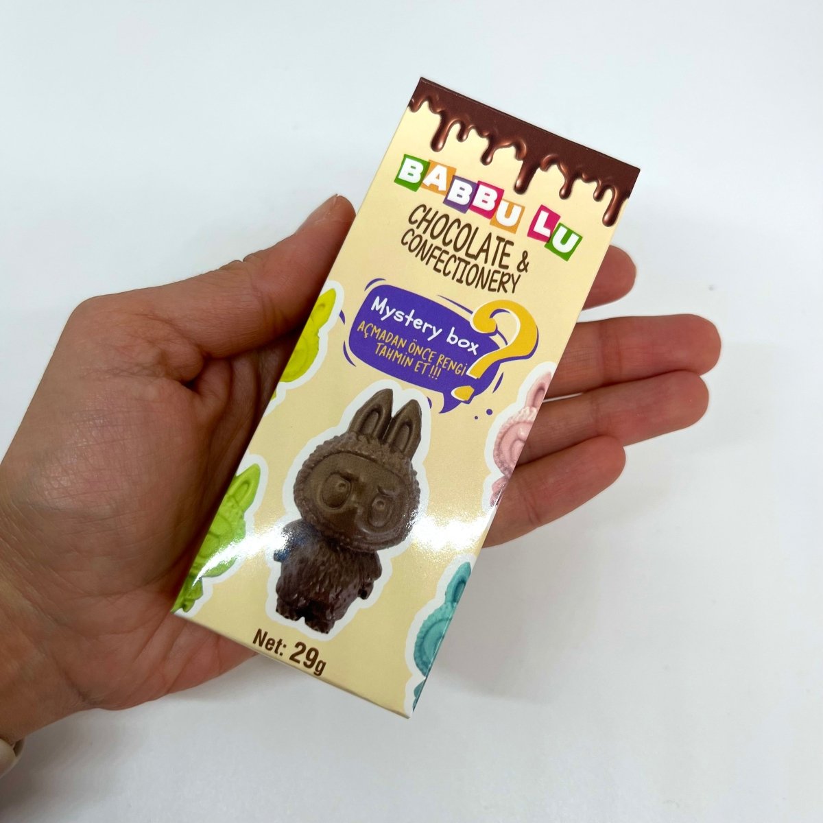 Babbulu Color Series – Mystery White & Milk Confectionery Chocolate 29g - TryAladdin