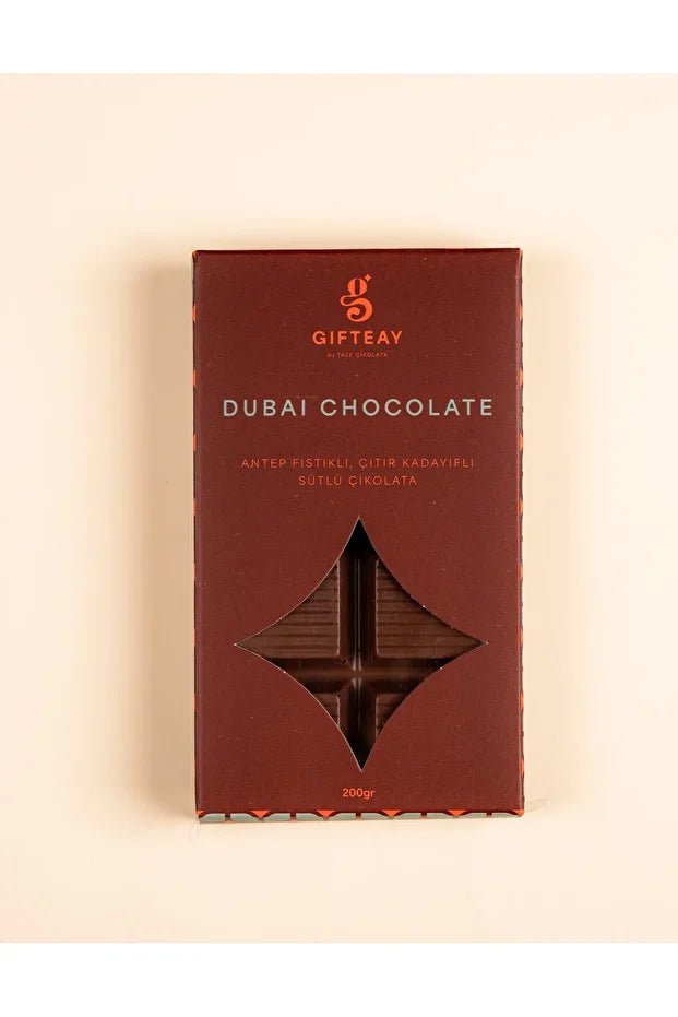 Dubai Chocolate - 200g Belgian Milk Chocolate with Pistachio & Kadayif - TryAladdin