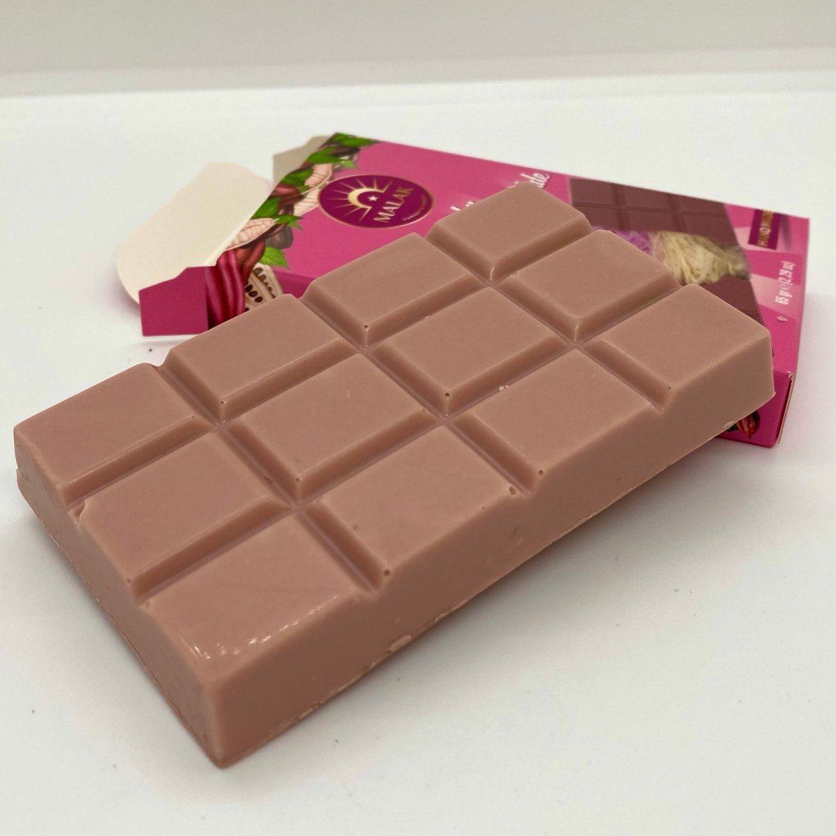 Malak Angel Hair Ruby Chocolate with Pistachio & Cotton Candy - 65gr - TryAladdin