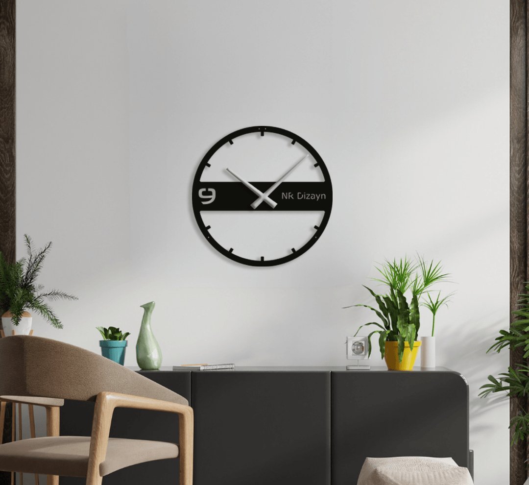NR Dizayn | Decorative Metal Wall Clock - TryAladdin