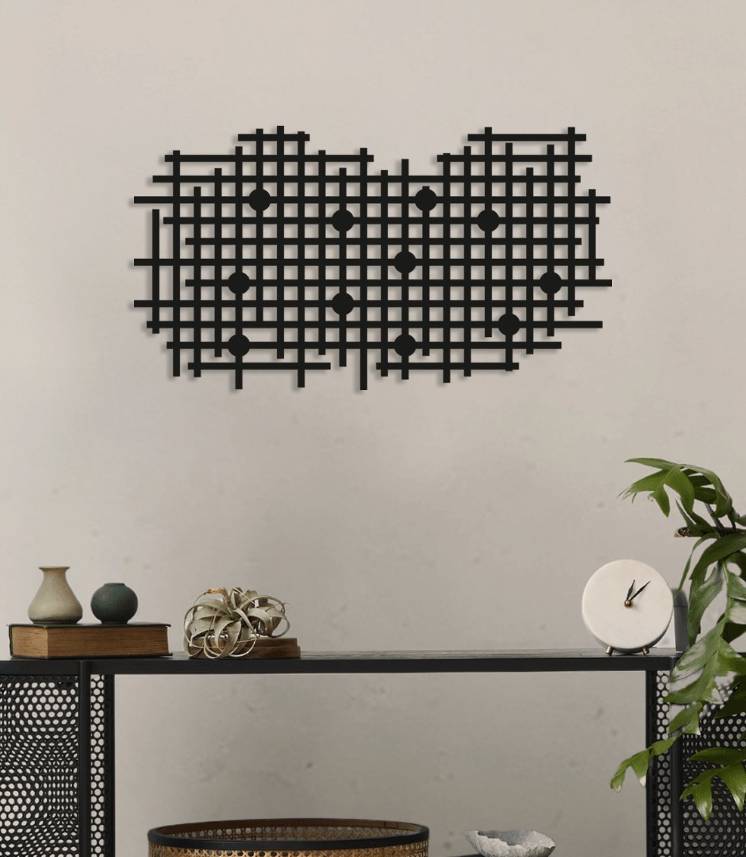NR Dizayn | Line Decorative Metal Wall Art - TryAladdin