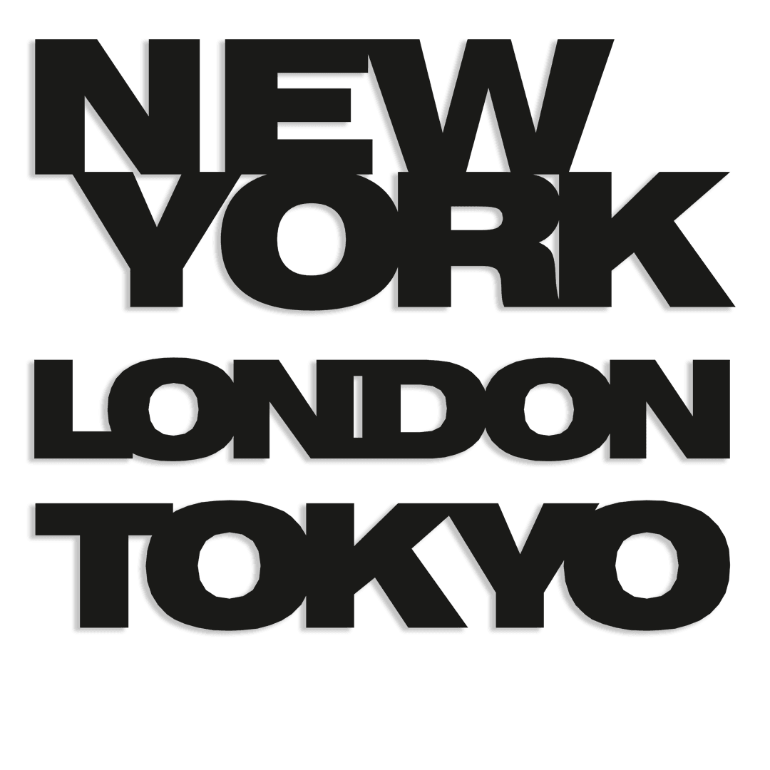 NR Dizayn | New York, Tokyo, London Decorative Metal Wall Art - TryAladdin