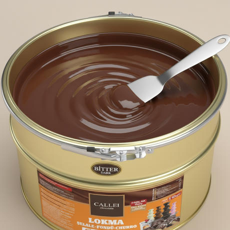 Callei 10kg Crème Fondue Noire & Fontaine de Chocolat