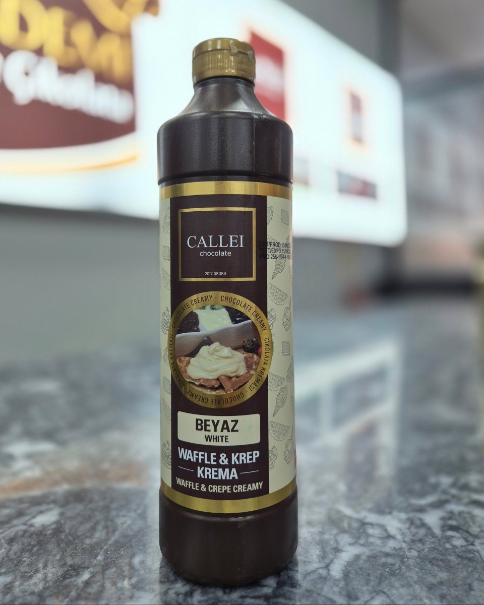 Callei White Chocolate Cream for Waffle, Pancake, Crepe & Fondue 1000gr - TryAladdin