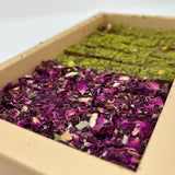 Carsibasi Premium Assorted Turkish Delight (Double Pistachio & Rose Petal) - 300g Box - TryAladdin