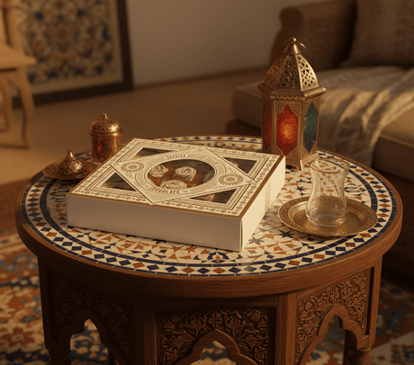 Carsibasi Premium Assorted Turkish Delight (Slivered Pistachio & Rose) - 500g Luxury Box - TryAladdin