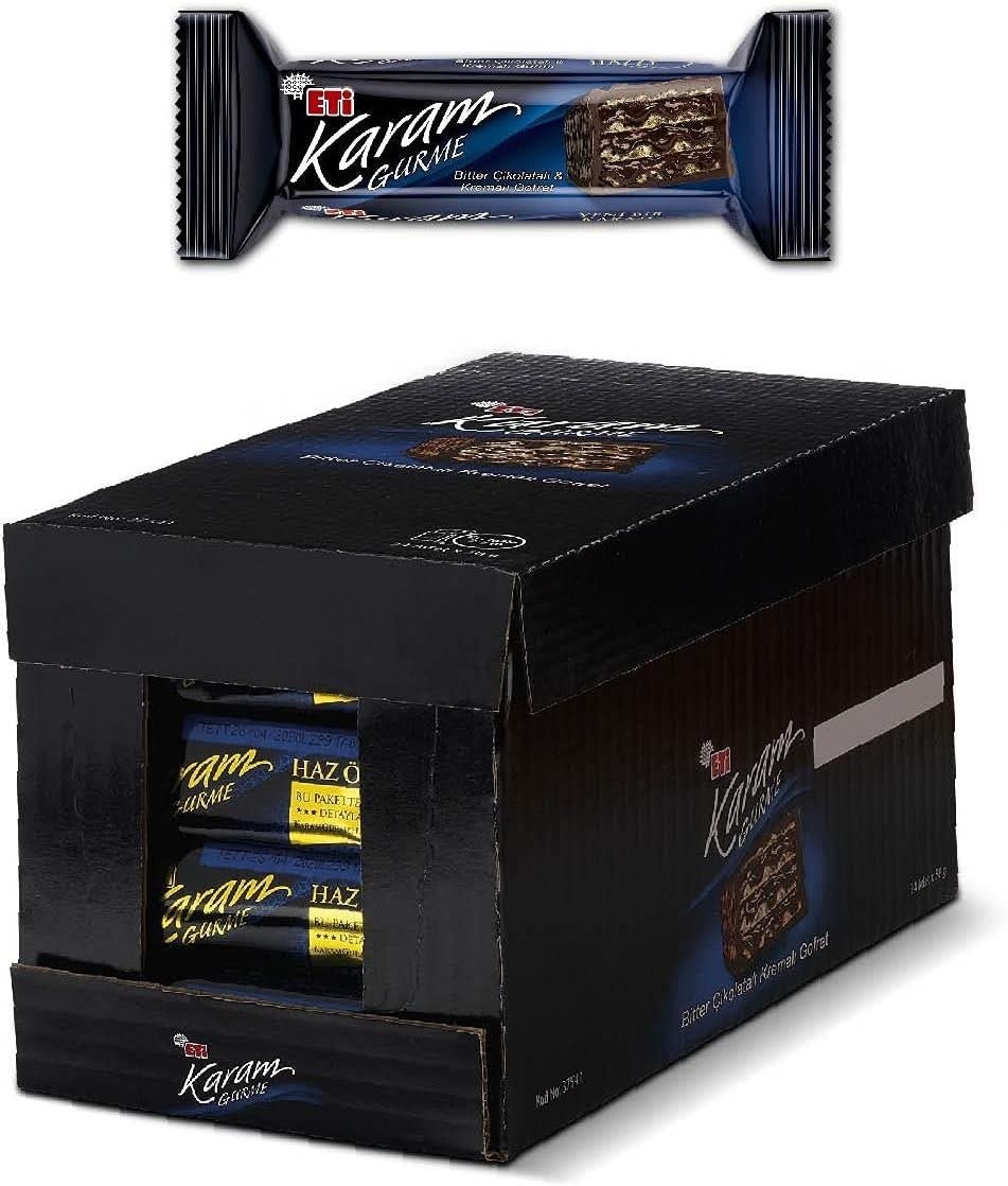 Eti Karam Gurme Dark Chocolate Wafer - 50g - TryAladdin