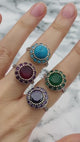 Bijoux d'Istanbul | Bague en argent fait main design turc en améthyste