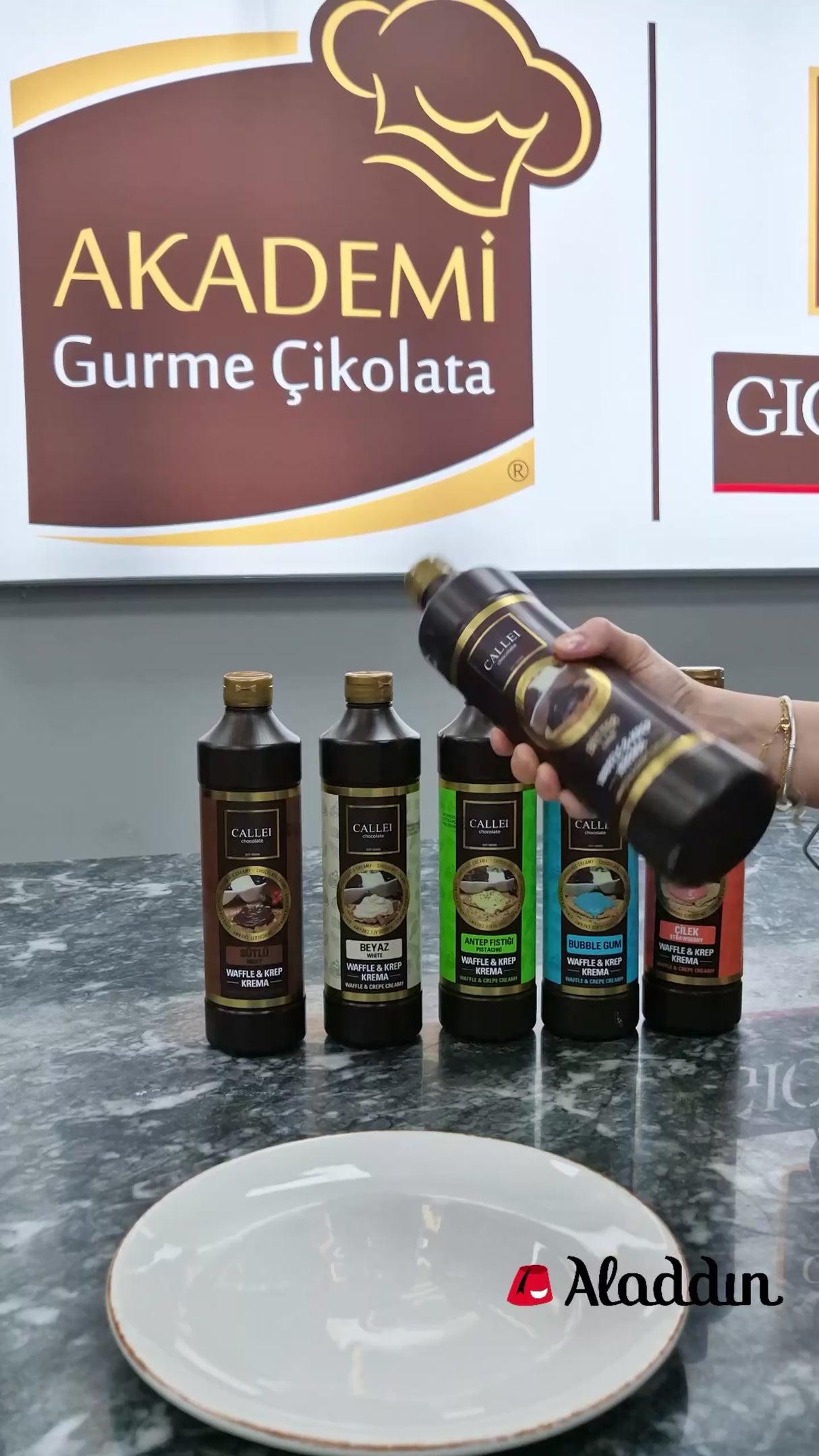 Sauce au chocolat amer Callei pour gaufre, crêpe, pancake et fondue 1000gr